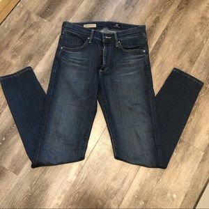 AG Adriano Goldschmied The High Rise Stevie Ankle Jeans